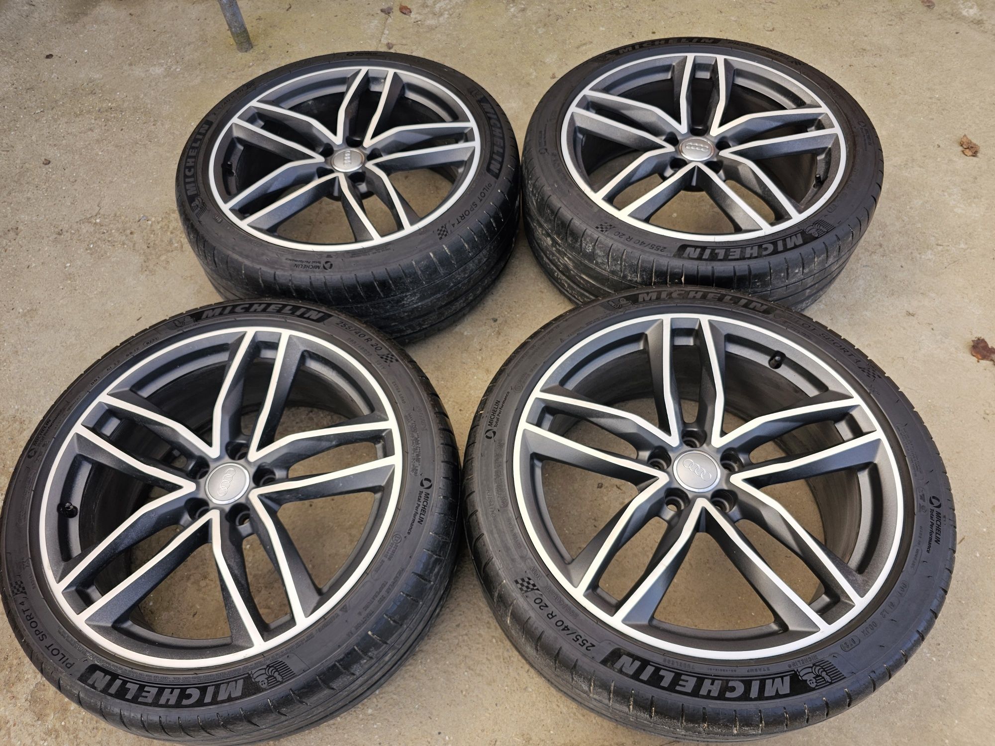 Jante Audi-Vw 20" , cauciucuri Michelin 255/40 R20
