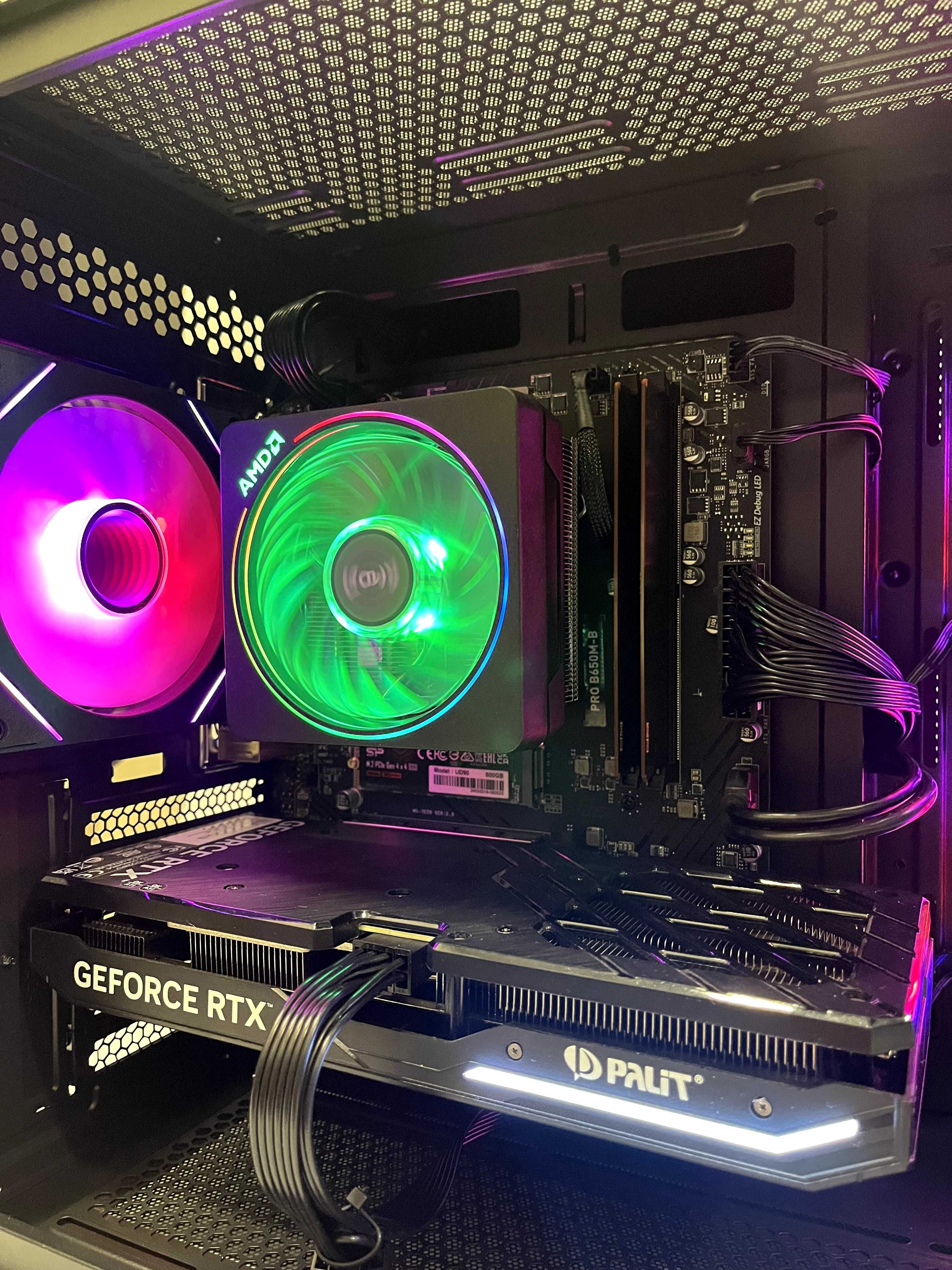 Геймърски компютър AMD Ryzen 7 7700, RTX 4070 12GB, 32GB ram