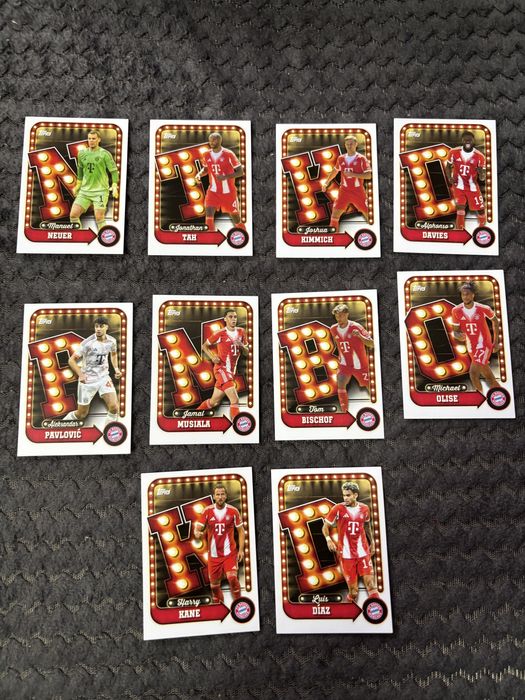 Продавам Topps сетове Барселона и Байерн