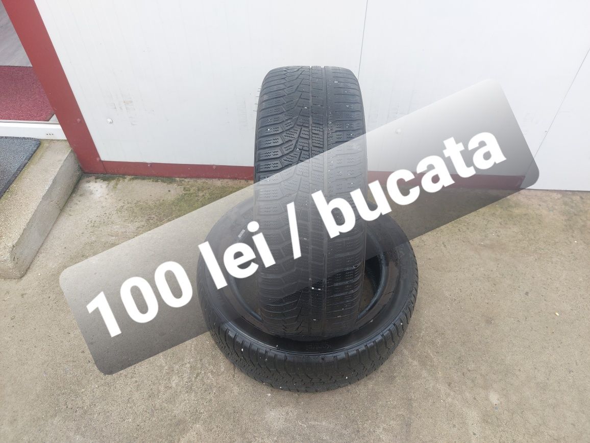 100 lei bucata! Doua anvelope M+S/IARNA 205 55 16 Hankook