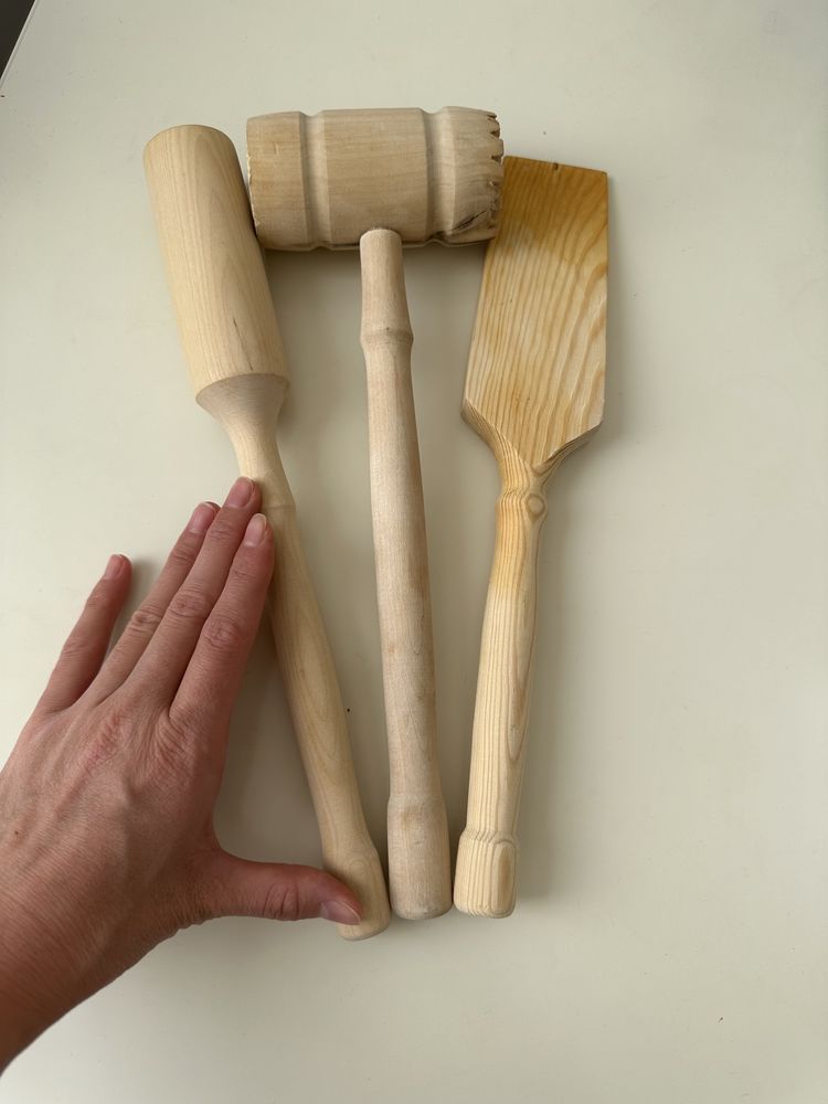 Деревянная лопатка, молоток для мяса