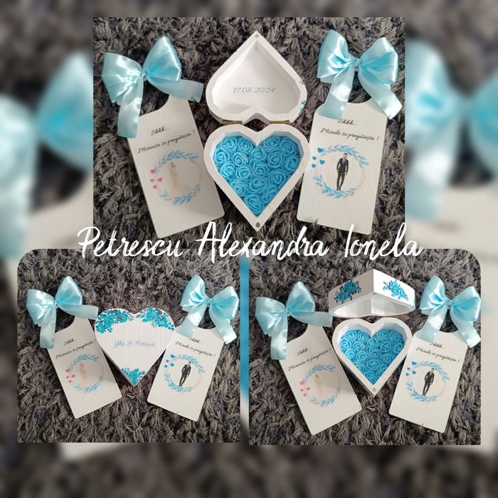 Cutie personalizata pentru verighete