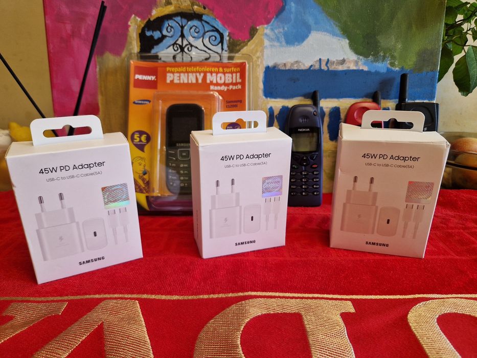 Incarcator Samsung 45W Fast Charge + Cablu USB C 1M