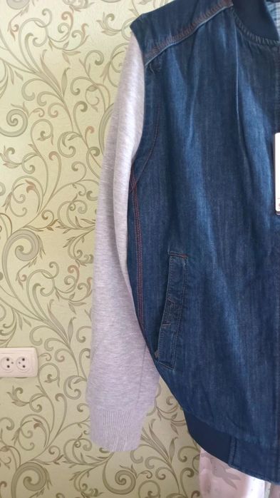 Джинсовая куртка- ветровка "Into".