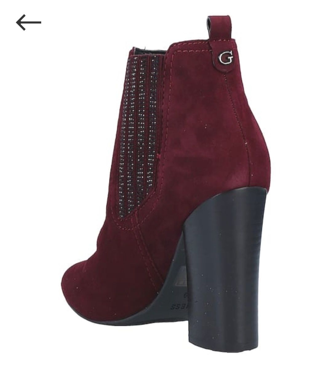 Guess Botine piele intoarsa 38