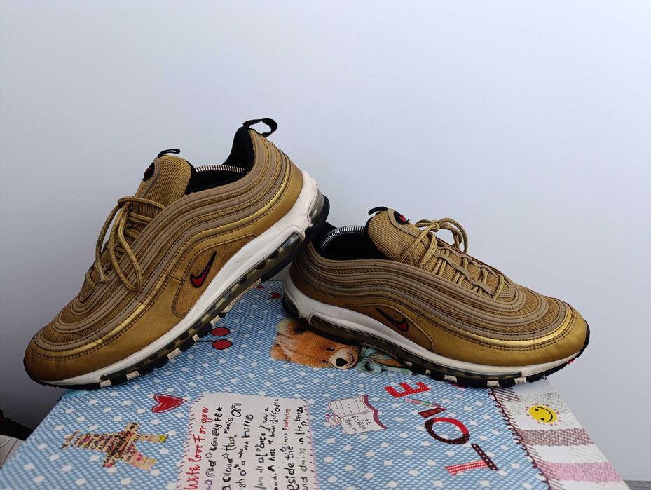 Nike Air Max 97 OG "Gold Bullet"оригинални маратонки 45 номер