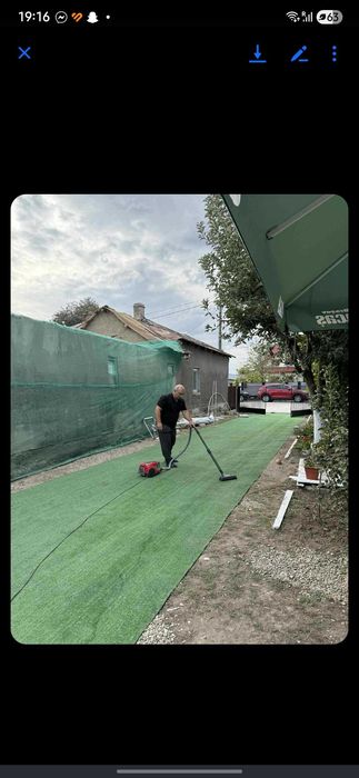 Vând covor verde pentru evenimente