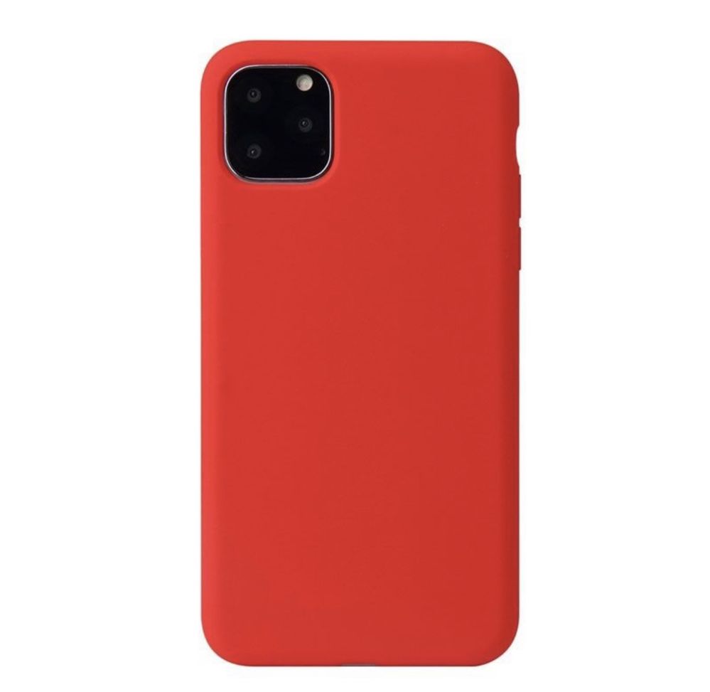 Husa Square Case Silicon Catifea Interior - Iphone 11 PRO 11 PRO MAX