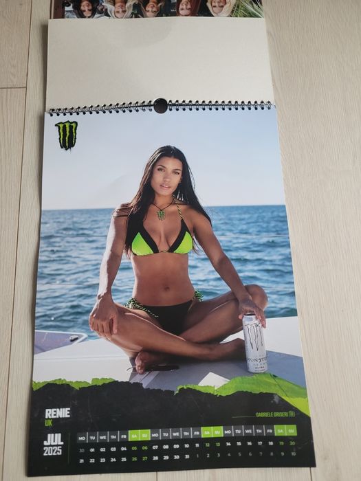 Calendar Monster Energy