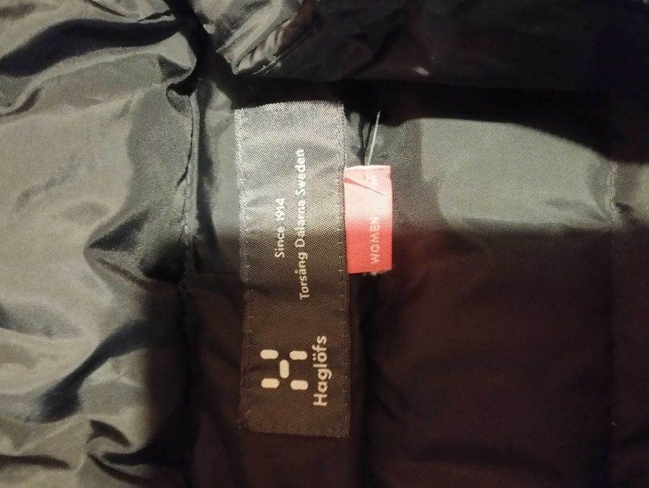 Дамско пухено яке Haglofs, размер М, ново без етикети
