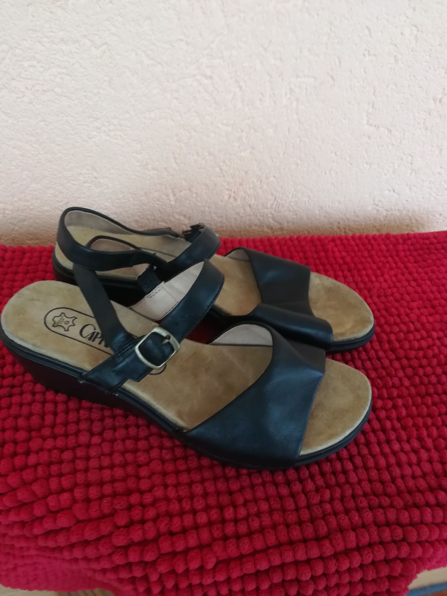 Sandale noi piele nr 39,5 Caprice dama