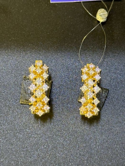 Золото 585  Серьги