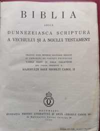 Biblia adica Dumnezeiasca Scriptura 1939