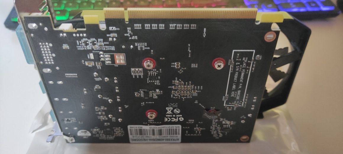 Video card AFOX 550 4GB