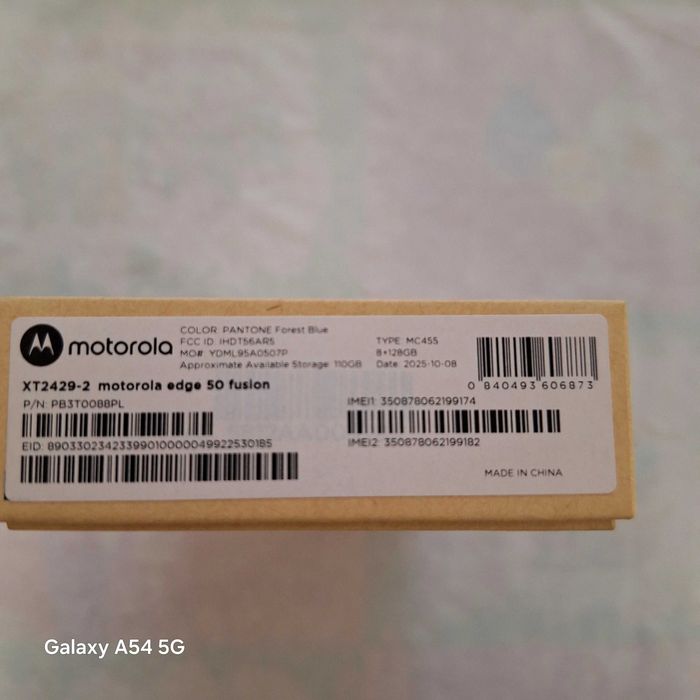 Vând Motorola edge 50 fusion  desigilat