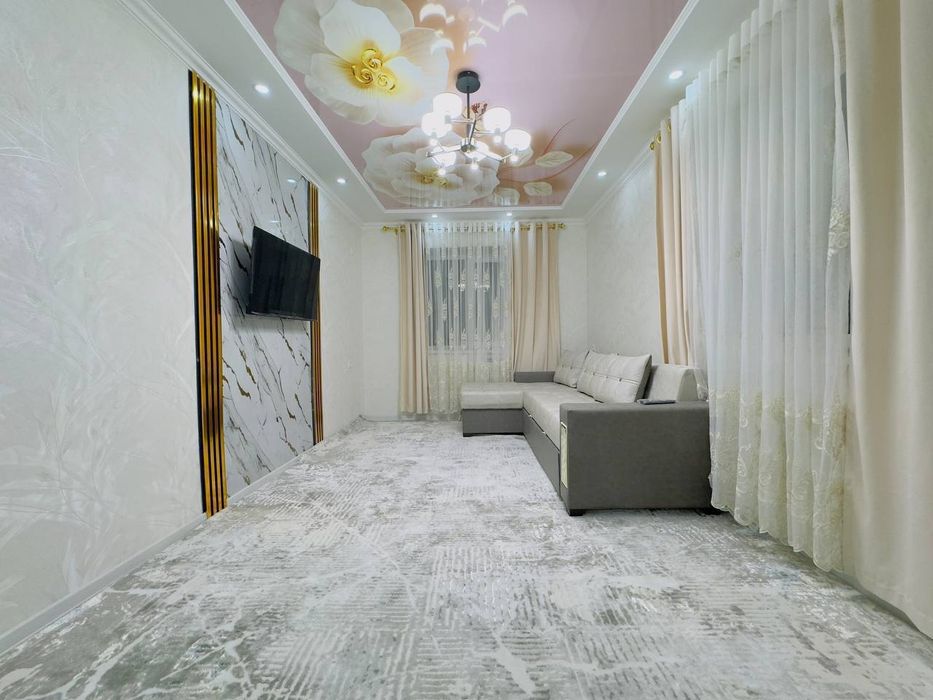 СВОЯ Чиланзар-13 1-2/1/5 балкон 2×3 36м² Евро с мебелью и техникой 56у