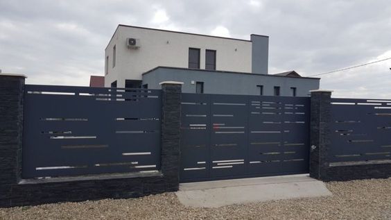 garduri si porti tip jaluzea fer forjat șipcă metalică plasă bordurat