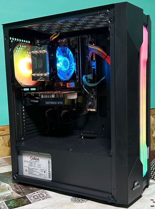 Игровой компьютер intel Core i3-10105/16Gb/GTX 1650 GDDR6+Монитор 24