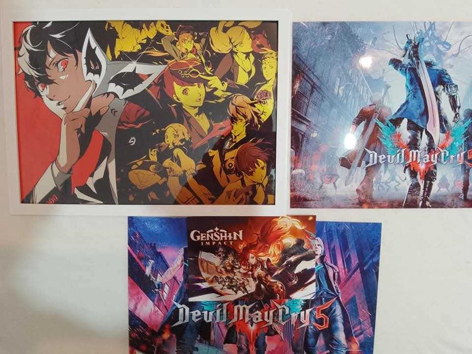 Плакати от игри, аниме, филми, анимаци във формат А4 (21х29.7 см).