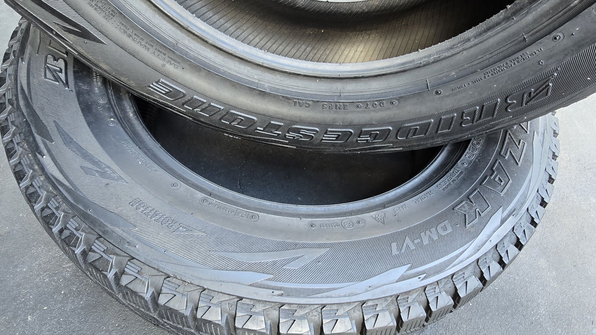 2 anvelope iarnă Bridgestone 225/65/17 - transport gratuit