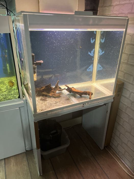 Аквариум 150 литра обурудван