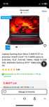 Laptop Gaming Acer Nitro 5 RTX 3060 6GB Intel i5 11400 144hz 16GB RAM