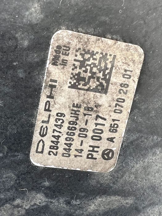 Pompa de inalta Mercedes 651 2.2 diesel biturbo   euro 5 euro 6