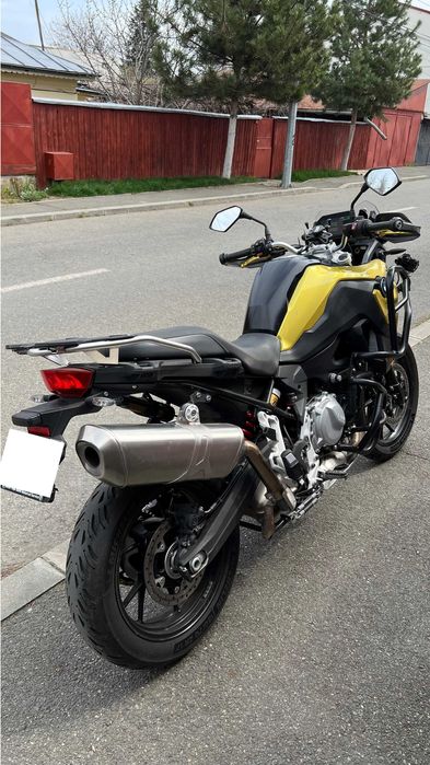 BMW F750GS 2019 - Galben Auriu + Cauciucuri OffRoad Mitas