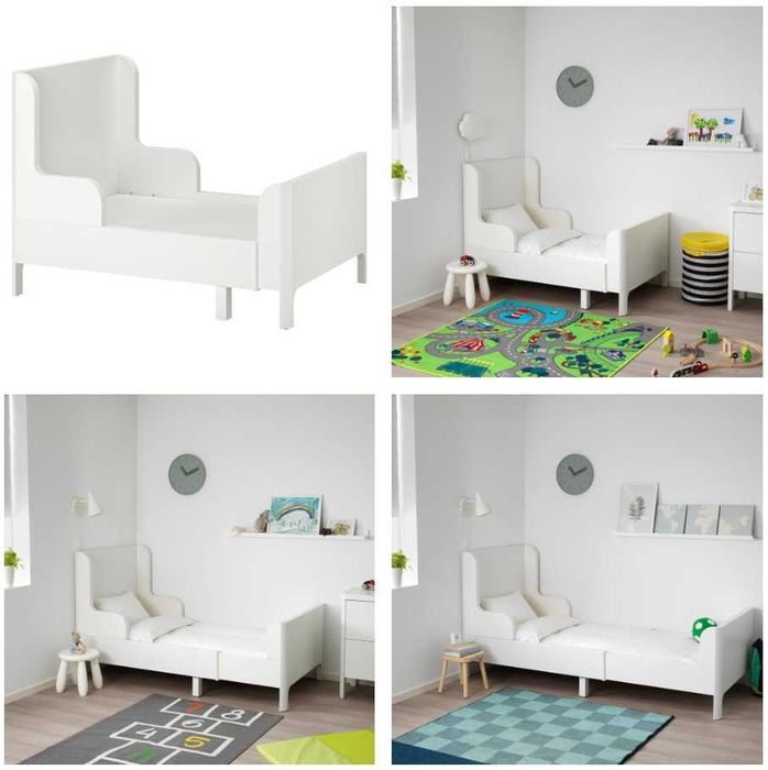 Детско легло IKEA BUSUNGE + матрак NATTSMYG