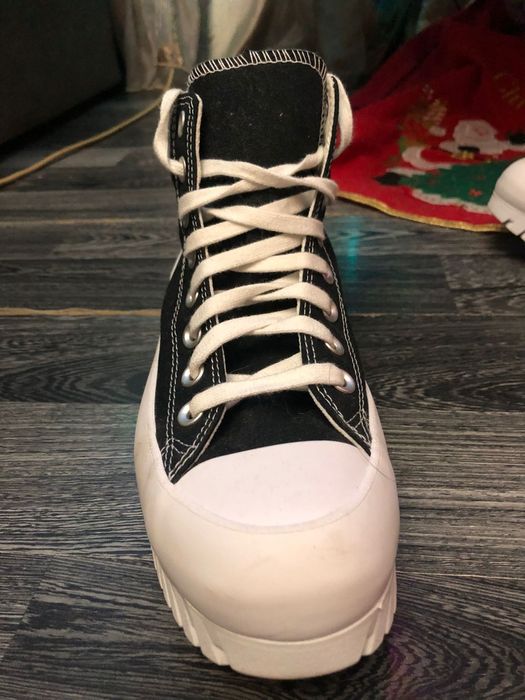 Sneaker inalt'Chuck Taylar All Star Lugged 2.0' Converse pe Negru