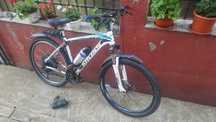 Bicicleta Electrica E-MTB Mountain bike motor AEG acceleratie