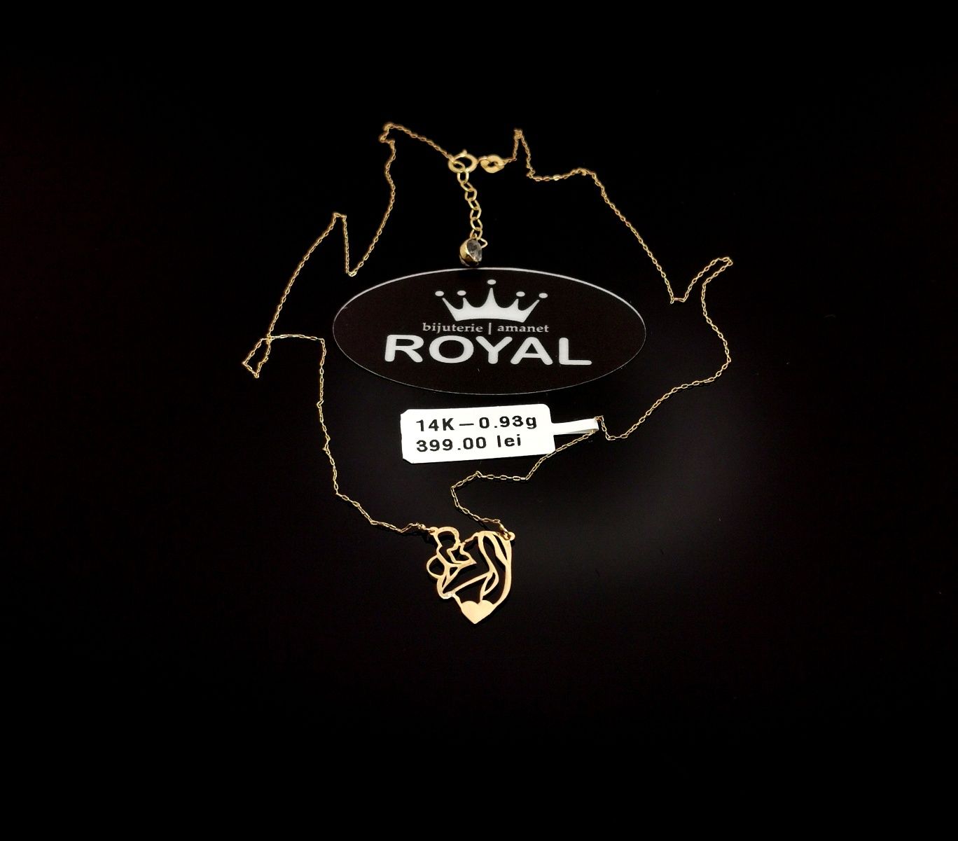 Bijuteria Royal lant din aur 14k 0.93 gr