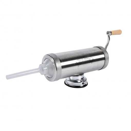 Masina de Carnati Orizontala, 2.5kg, Inox, Ventuza, 5 Palnii