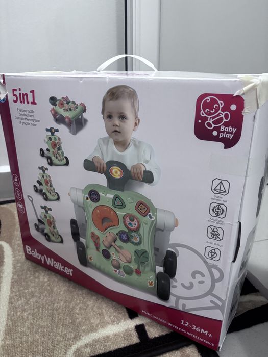 Уокър/проходилка Huanger Baby Play 5 в 1