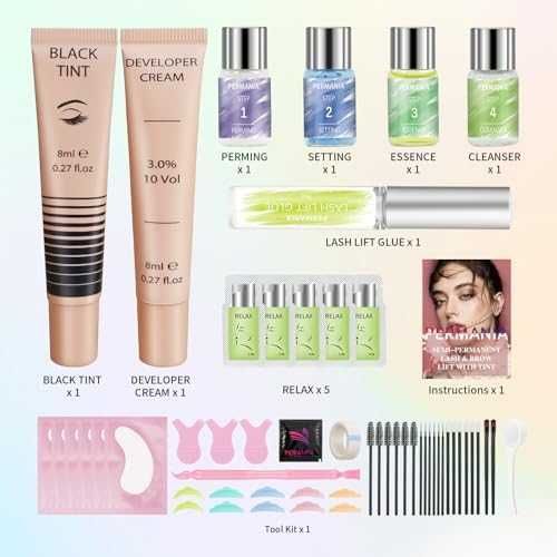 Нов комплект Ламиниране на мигли и вежди дълготраен ефект до 6 седмици