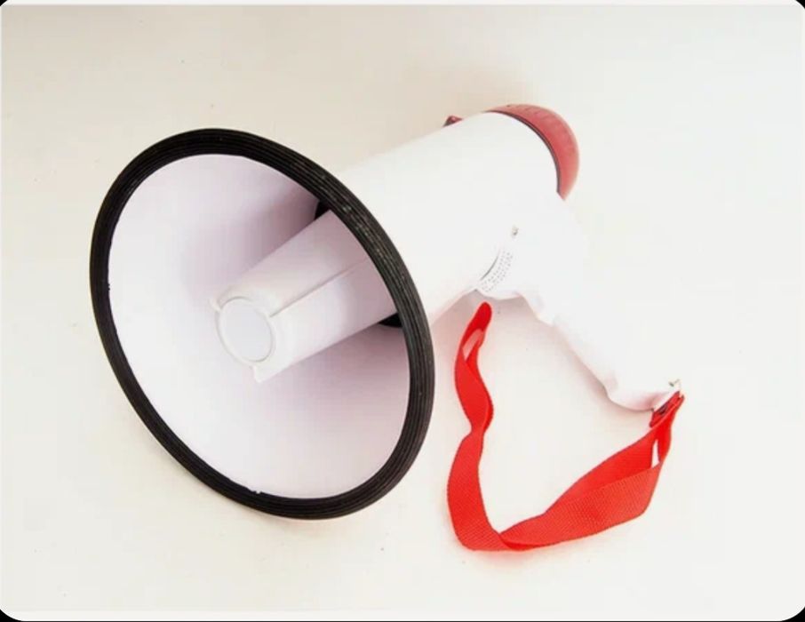 Мегафон, Рупор с микрофоном, Ovoz kuchaytiruvchi karnay