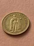 Moneda aur Imperiul AustroUngar, 10 Korona (Coroane), 22 k, 3,38 grame