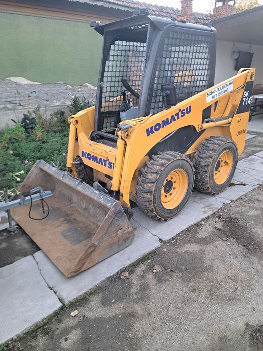 Încărcător frontal ( bobcat ) komatsu sk714