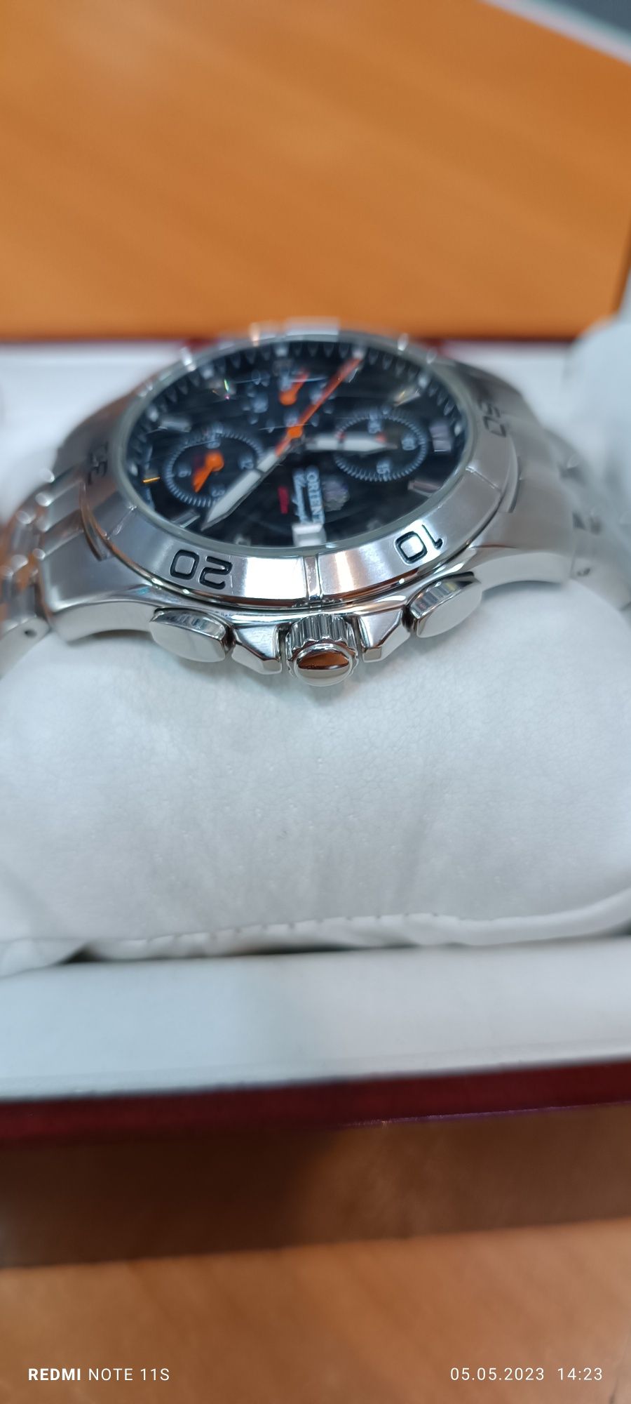 Японские часы Orient хронограф с будильником