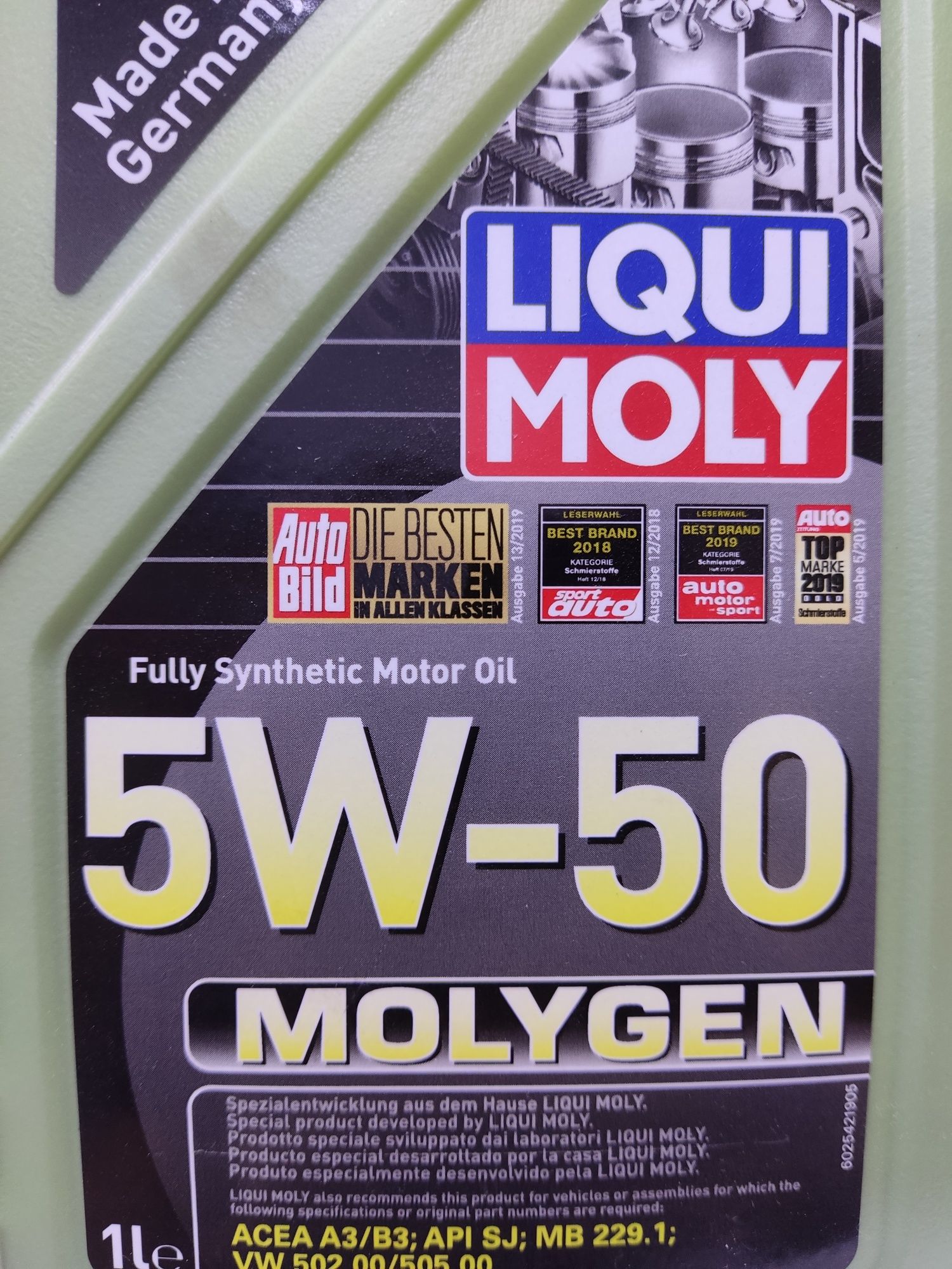 Автомасла LiQUI MOLY