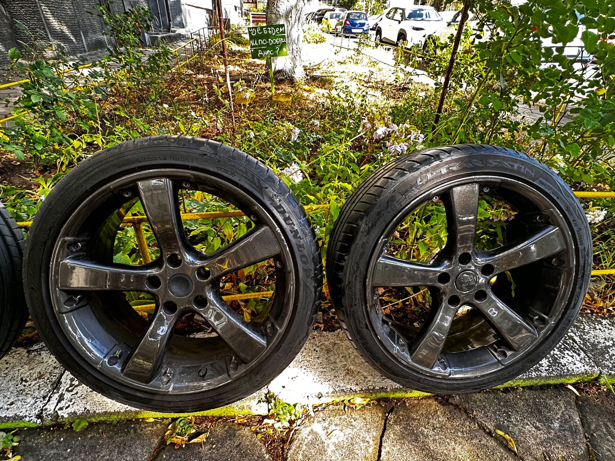 Джанти 18 5x112 ET35 1000 Miglia + DunlopSportMaxx Rt2 225/40/18