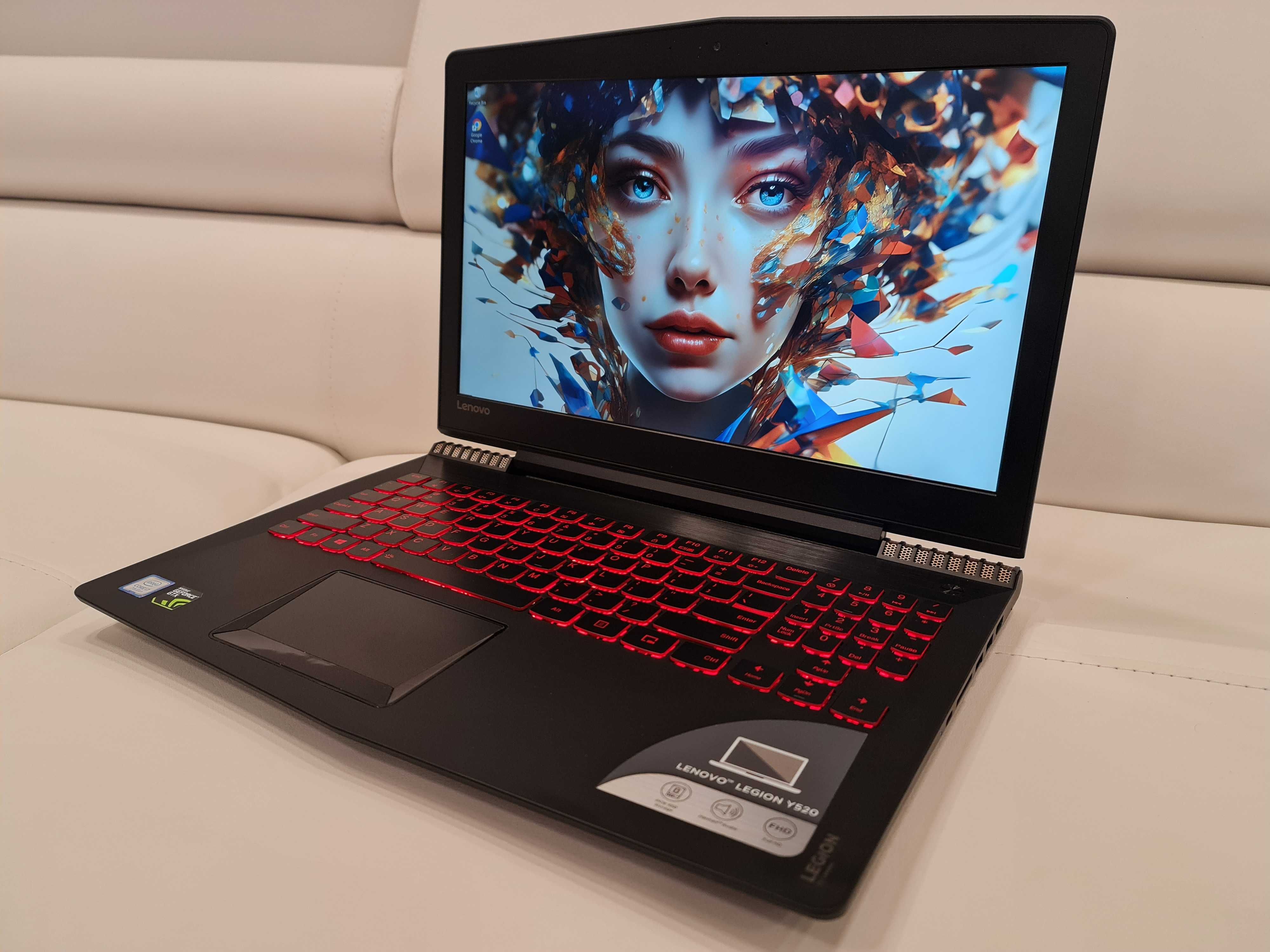 Laptop gaming nou lenovo legion, intel core- i7-, video 6 GB GTX 1060