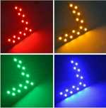 Semnalizari suplimentare 14 SMD led ascunse in oglinda
