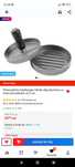 Presa pentru hamburgeri, aliaj aluminiu, material antiaderent