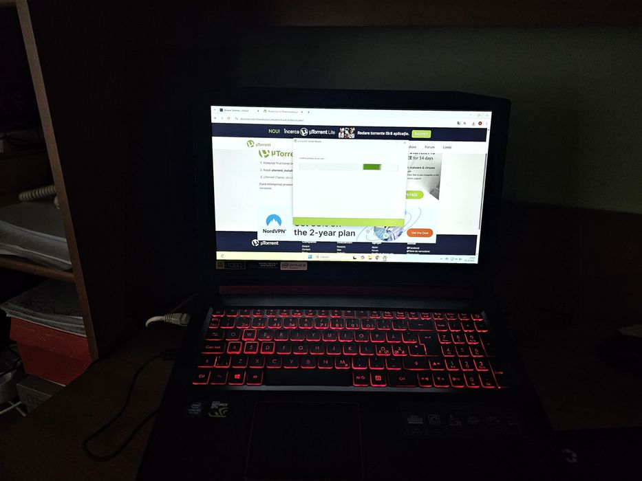 Laptop gamer Acer i5 8300h