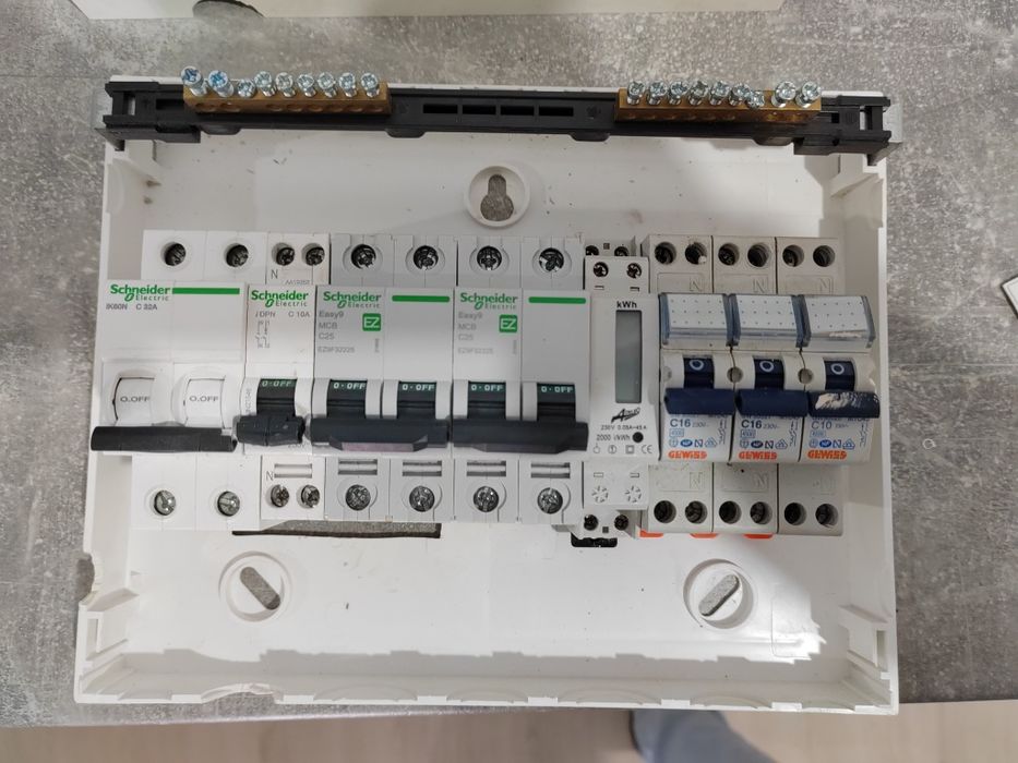 Tablou electric si sigurante /disjunctor contor