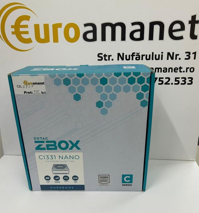 Mini PC Barebone Zotac Zbox cu procesor Intel(R) Celeron(R) N5100 -N-