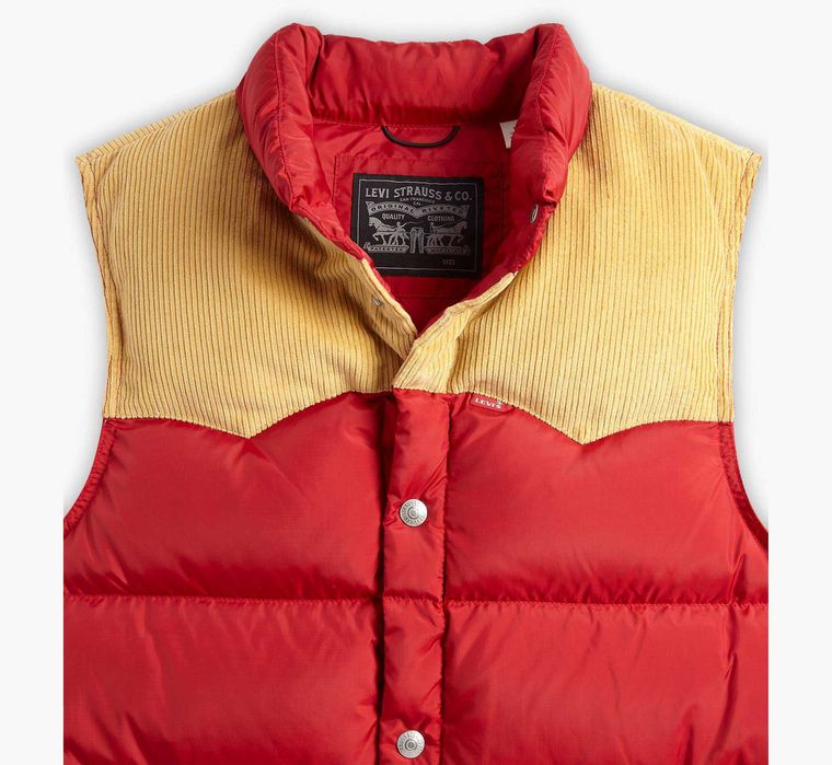 Пухен елек Levi's Western Super Puffer Vest - M