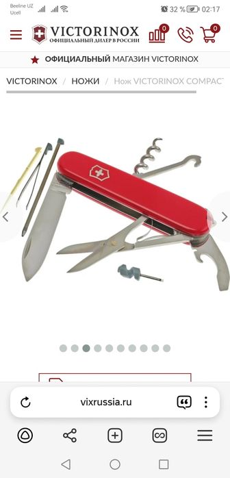 Швейцарский нож Victorinox Compact.