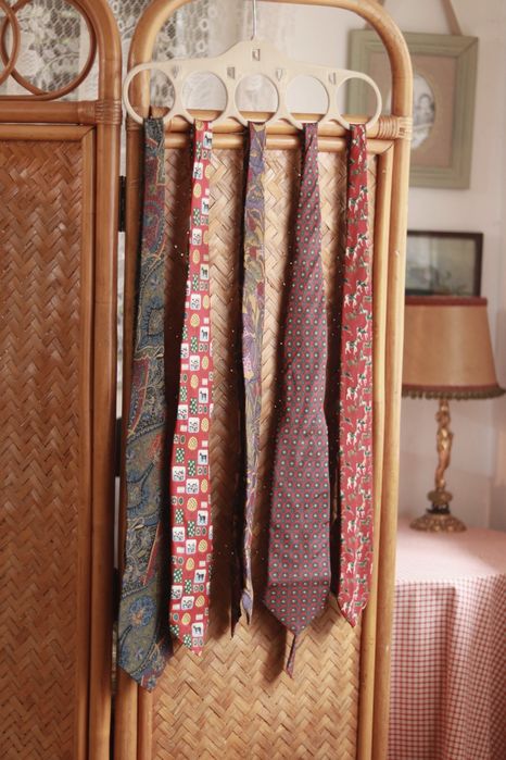 Lot cravate vintage din mătase naturală